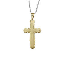 High quality large gold cross pendant,18k gold pendant design